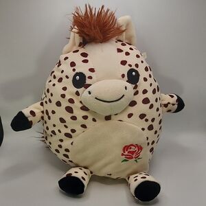 Dan DEE VINTAGE Plush Spotted Giraffe Stuffed Toy - Cream with Brown Spots